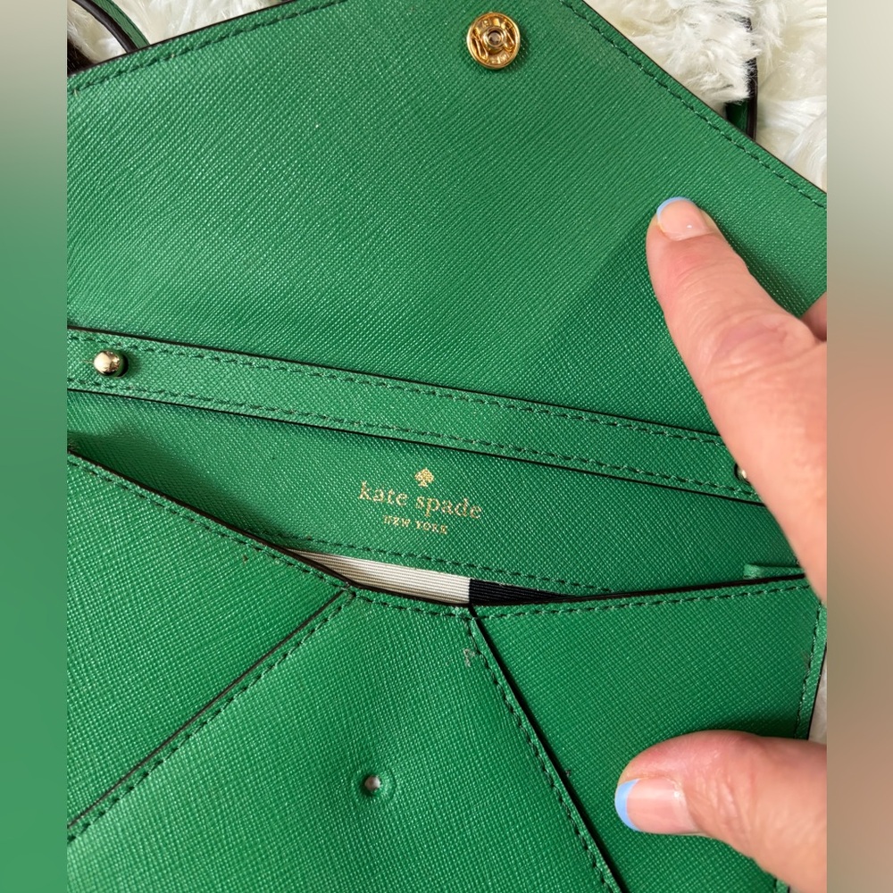 Kate Spade Cedar Street Envelope Mini Leather Crossbody - Picture 2 of 6